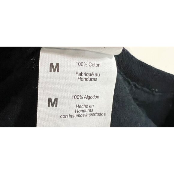 Fruit Of The Loom Men's HD Cotton Black Oceanside Fishing Club Graphic T-Shirt M - Picture 4 of 9